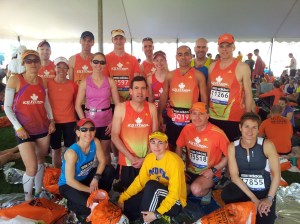 Hanging Out Pre-race