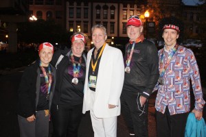 Post race with the race director. 