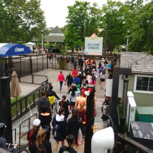 Arrival on Toronto Island.