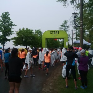 Waiting for the start.