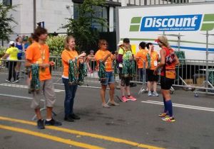 Lots of medals with flashing lights!