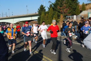 Guy running the full 3:36:30